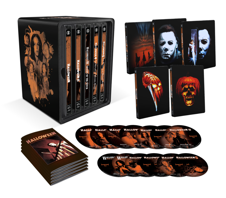 HALLOWEEN I-V (REGION FREE IMPORT - LIMITED EDITION) 4K UHD/BLU-RAY STEELBOOK [PRE-ORDER]