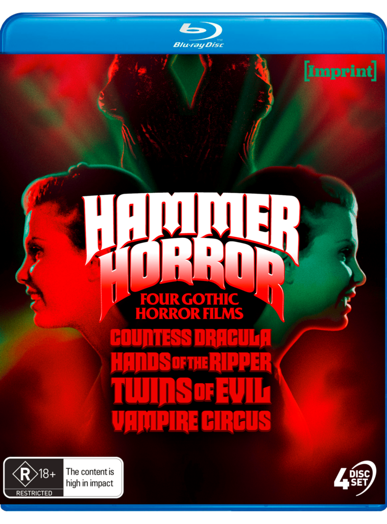 HAMMER HORROR: FOUR GOTHIC HORROR FILMS (REGION FREE IMPORT) BLU-RAY