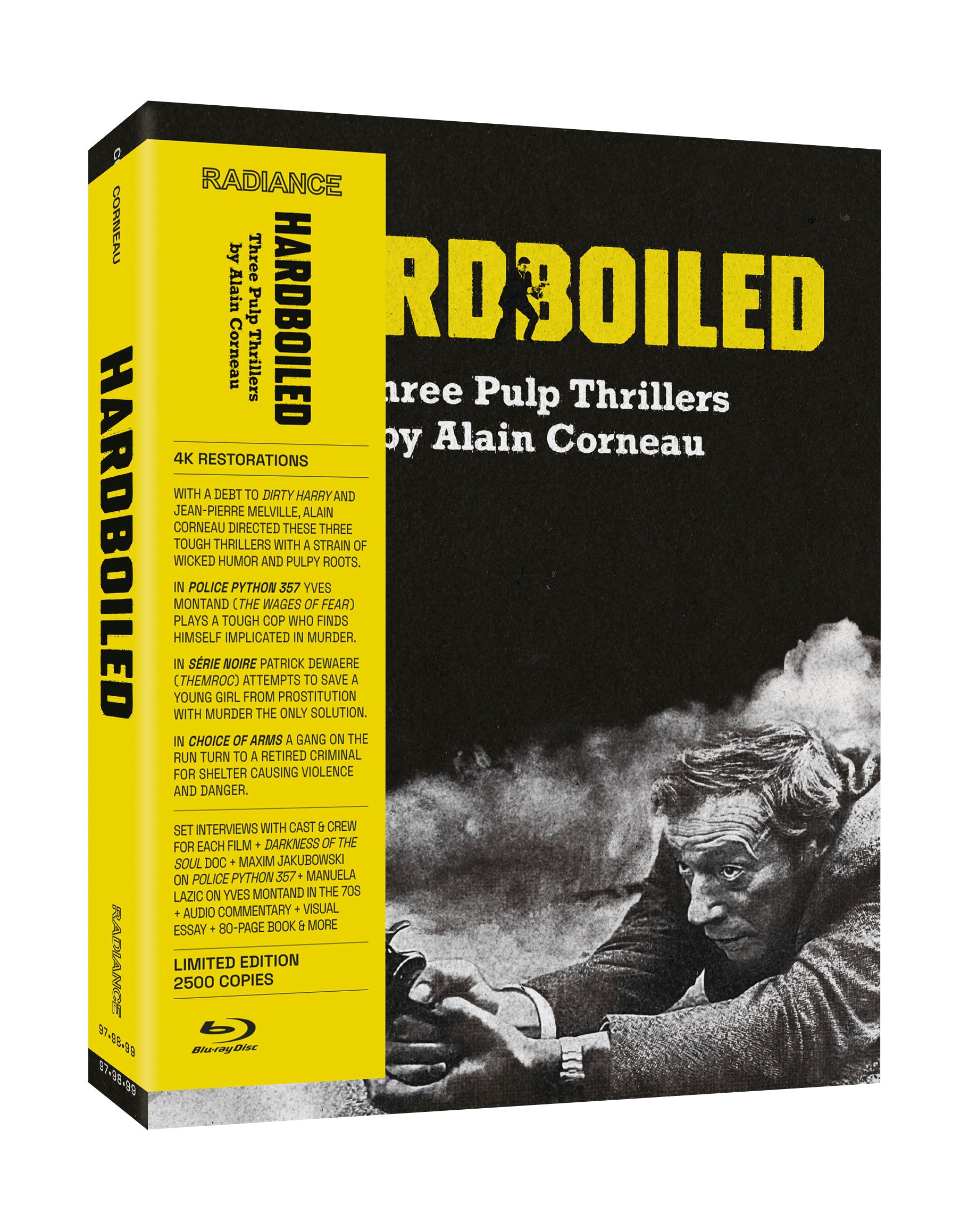 HARDBOILED: THREE PULP THRILLERS BY ALAIN CORNEAU (LIMITED EDITION) BLU-RAY [PRE-ORDER]