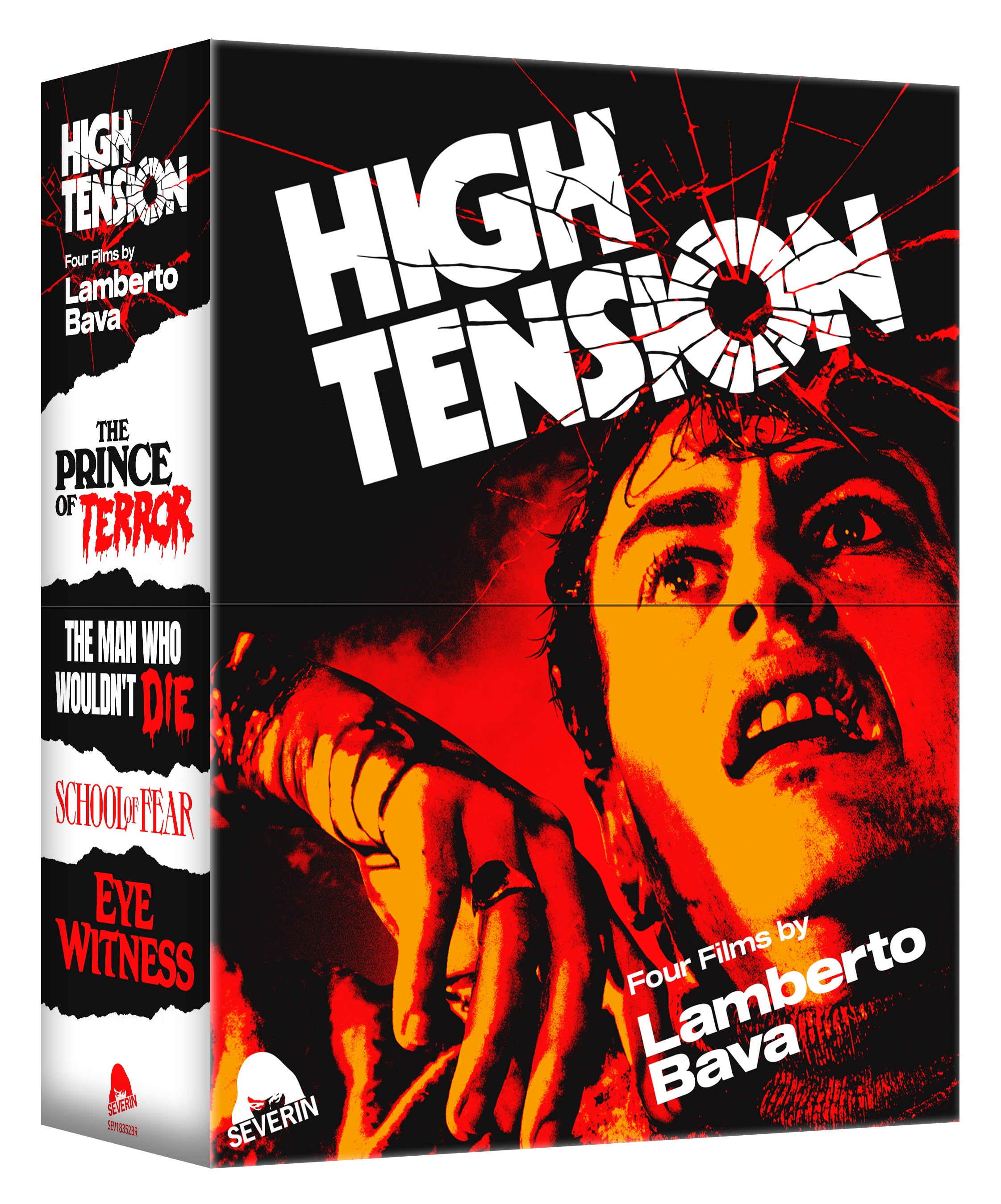 HIGH TENSION: FOUR FILMS BY LAMBERTO BAVA BLU-RAY/CD [SCRATCH AND DENT]
