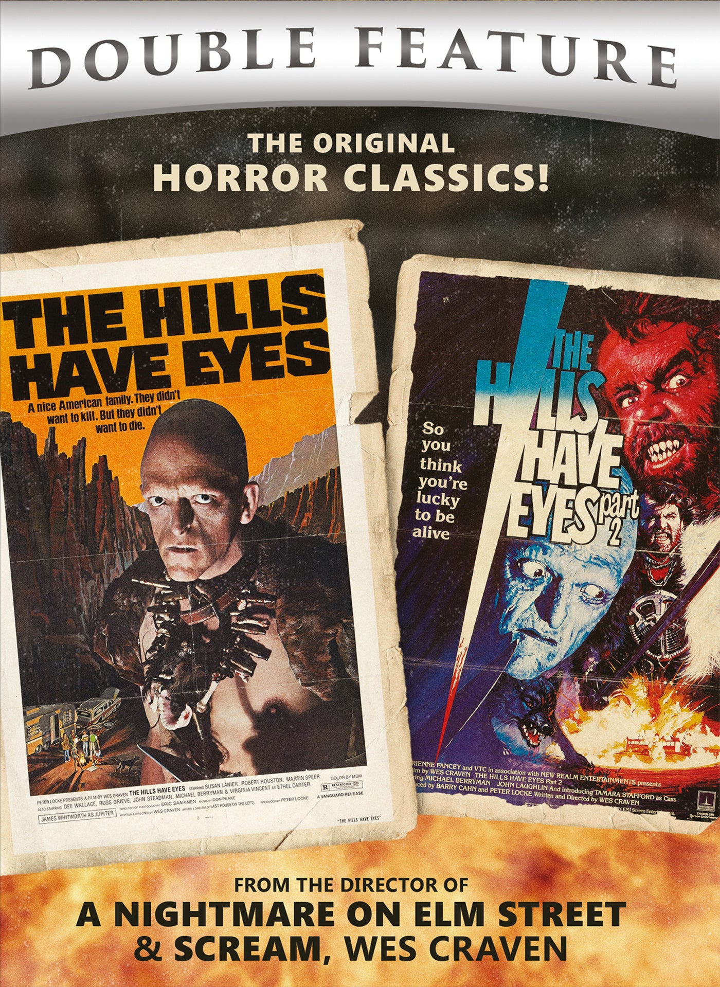 THE HILLS HAVE EYES DOUBLE FEATURE DVD