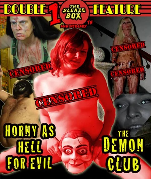 HORNY AS HELL FOR EVIL / THE DEMON CLUB BLU-RAY