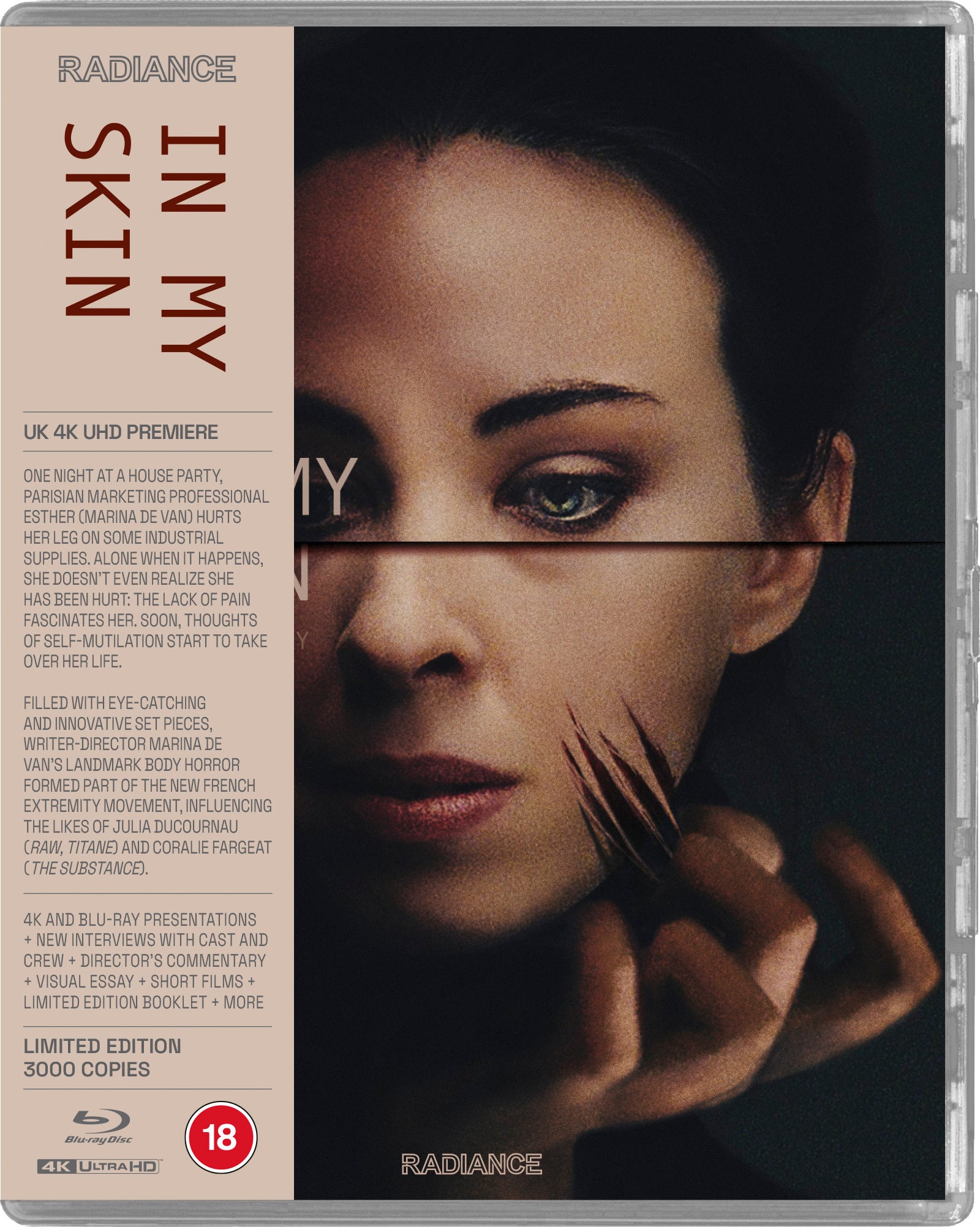 IN MY SKIN (REGION FREE/B IMPORT - LIMITED EDITION) 4K UHD/BLU-RAY [PRE-ORDER]