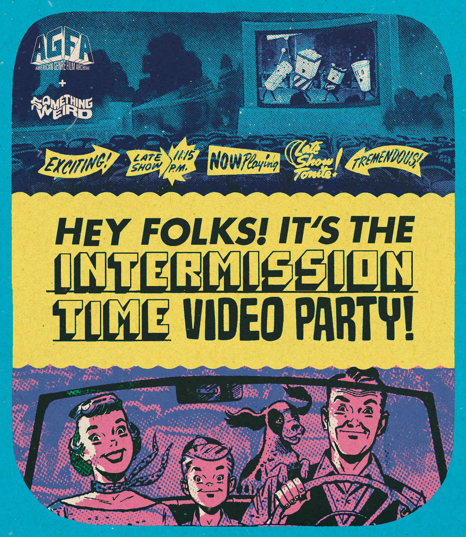 HEY FOLKS! IT'S THE INTERMISSION TIME VIDEO PARTY BLU-RAY