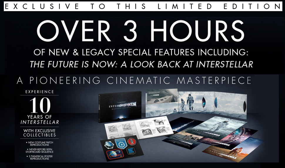 INTERSTELLAR (LIMITED EDITION) 4K UHD/BLU-RAY [PRE-ORDER]