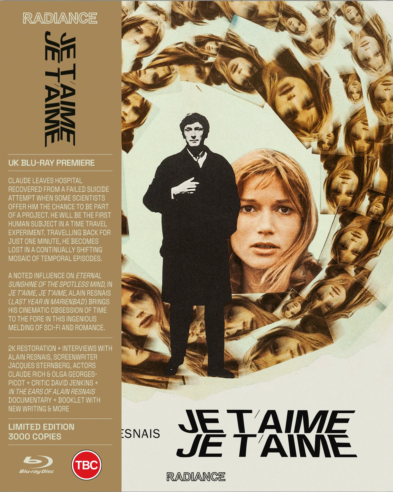 JE T'AIME, JE T'AIME (REGION FREE IMPORT - LIMITED EDITION) BLU-RAY [PRE-ORDER]