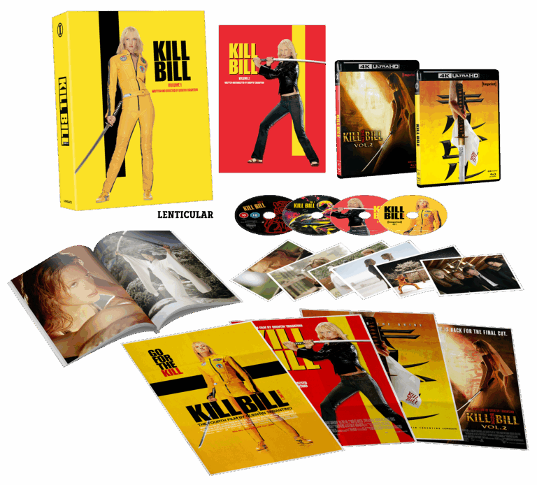 KILL BILL VOLUMES 1 AND 2 (REGION FREE IMPORT - LIMITED EDITION) 4K UHD/BLU-RAY [PRE-ORDER]