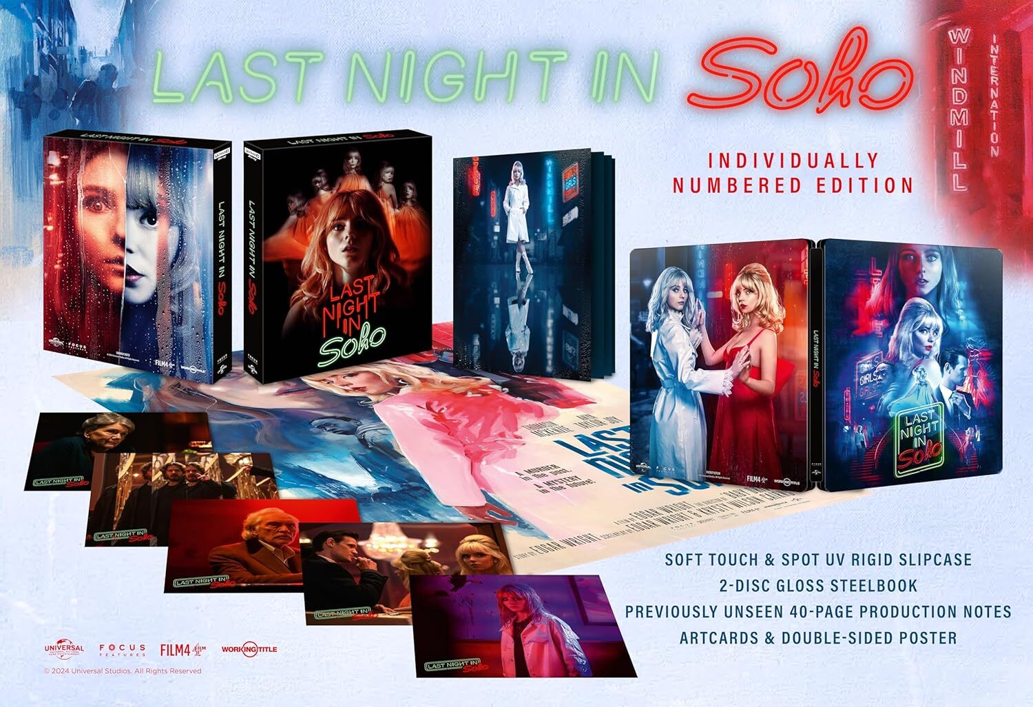 LAST NIGHT IN SOHO (REGION FREE/B IMPORT - LIMITED EDITION) 4K UHD/BLU-RAY STEELBOOK [PRE-ORDER]