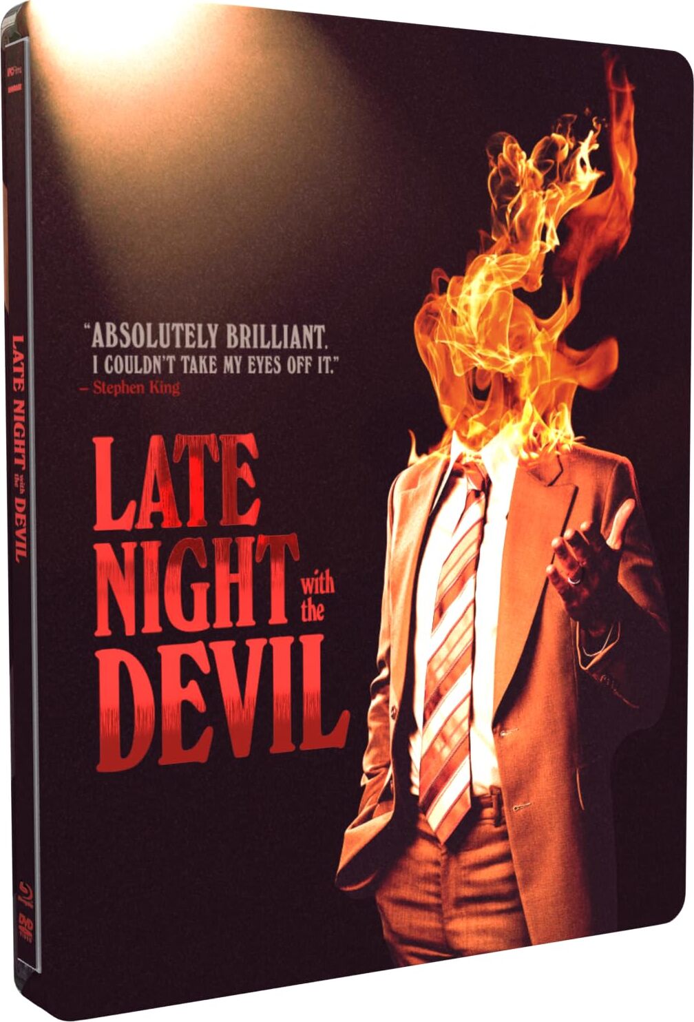 LATE NIGHT WITH THE DEVIL (LIMITED EDITION) BLU-RAY/DVD STEELBOOK