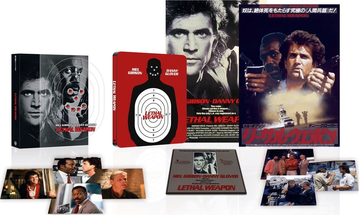 LETHAL WEAPON (REGION FREE/B IMPORT - LIMITED EDITION) 4K UHD/BLU-RAY STEELBOOK