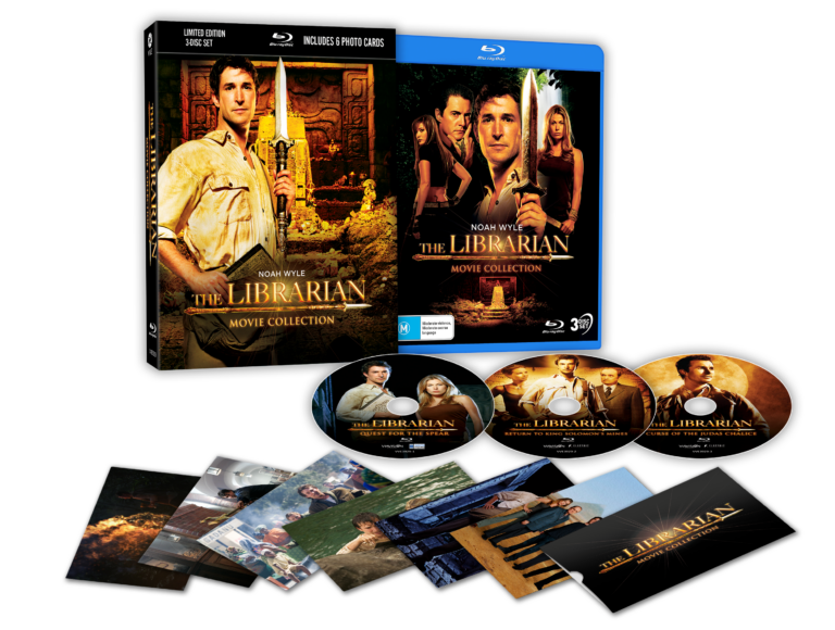 THE LIBRARIAN MOVIE COLLECTION (REGION FREE IMPORT - LIMITED EDITION) BLU-RAY [PRE-ORDER]