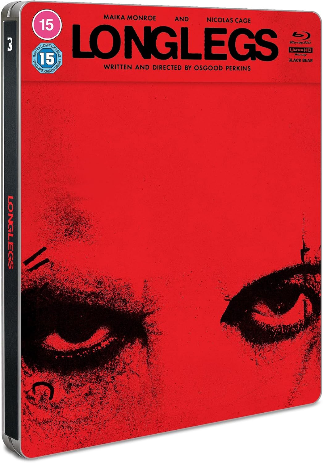 LONGLEGS (REGION FREE/B IMPORT - LIMITED EDITION) 4K UHD/BLU-RAY STEELBOOK [SCRATCH ND DENT]