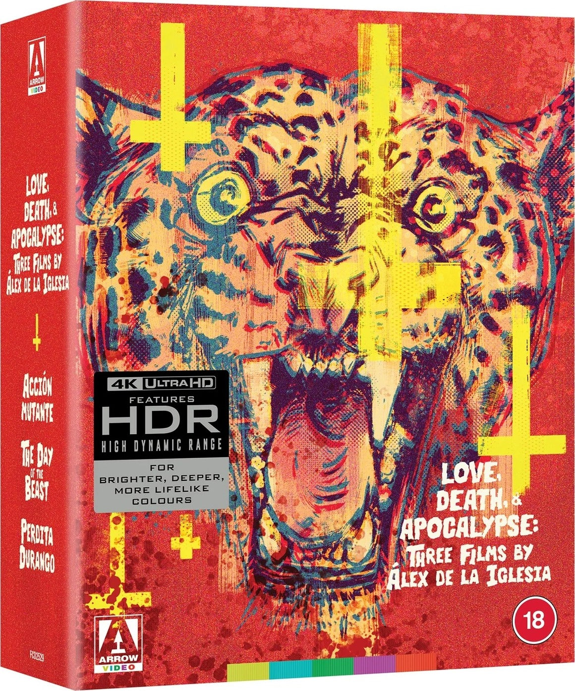 LOVE, DEATH AND APOCALYPSE: THREE FILMS BY ALEX DE LA IGLESIA (REGION FREE IMPORT - LIMITED EDITION) 4K UHD [SCRATCH AND DENT]