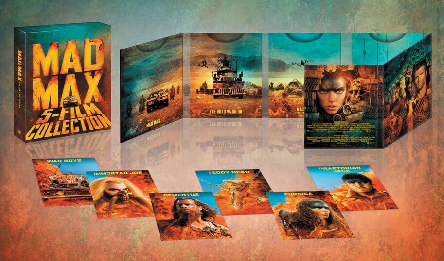 MAD MAX 5-FILM COLLECTION (REGION FREE IMPORT - LIMITED EDITION) 4K UHD/BLU-RAY