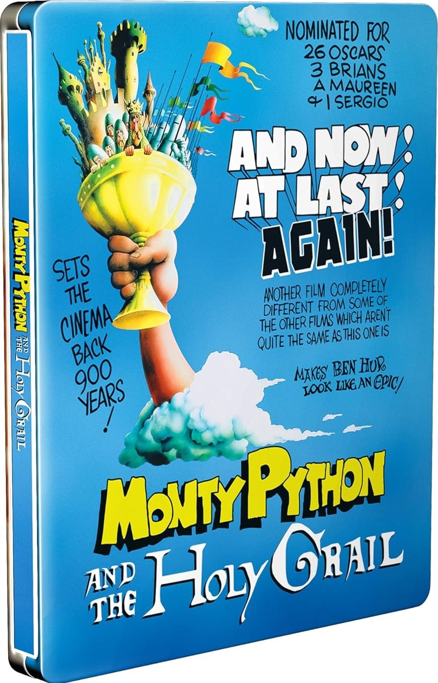 MONTY PYTHON AND THE HOLY GRAIL 4K UHD/BLU-RAY STEELBOOK [PRE-ORDER]