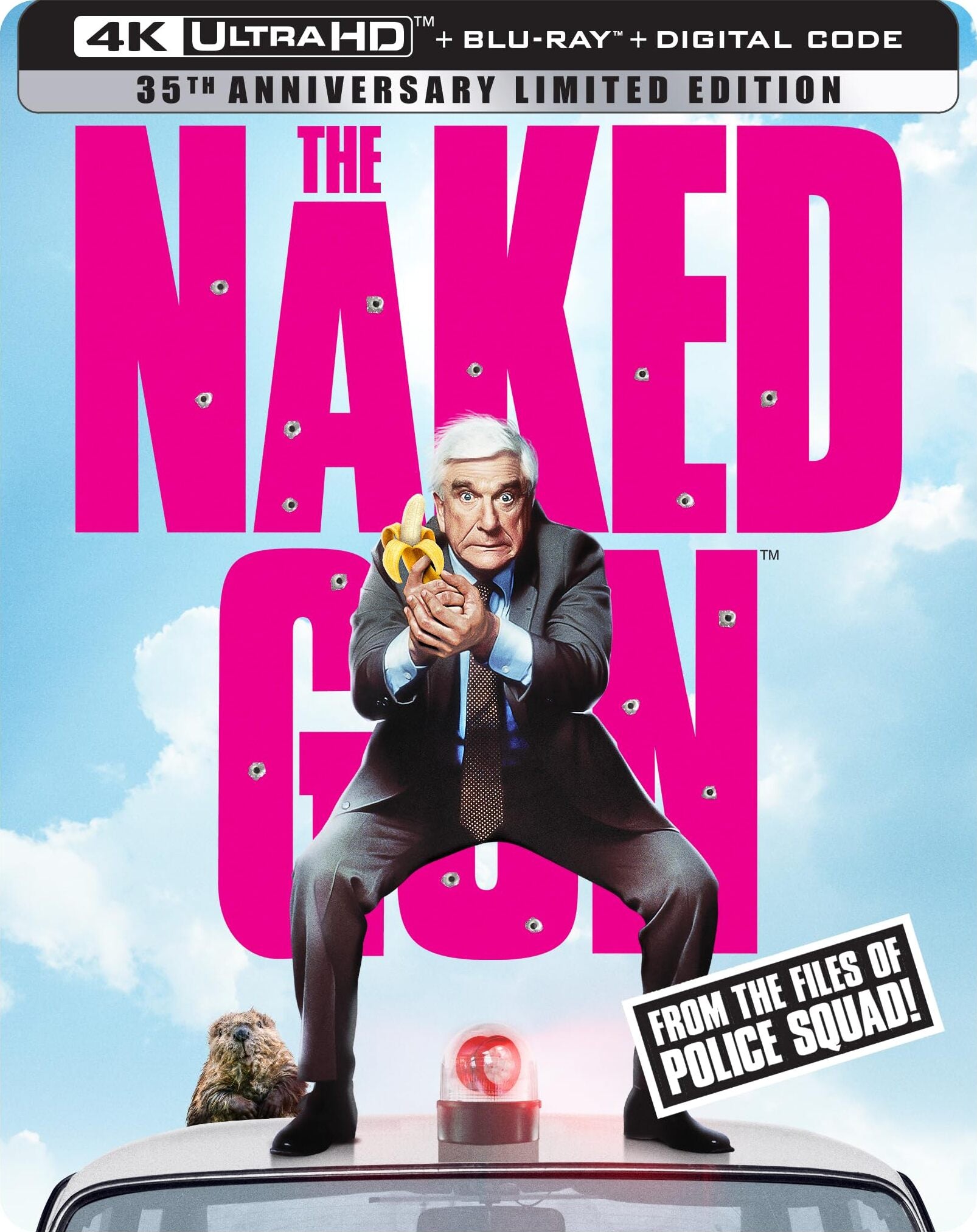 THE NAKED GUN: FROM THE FILES OF POLICE SQUAD (LIMITED EDITION) 4K UHD/BLU-RAY STEELBOOK