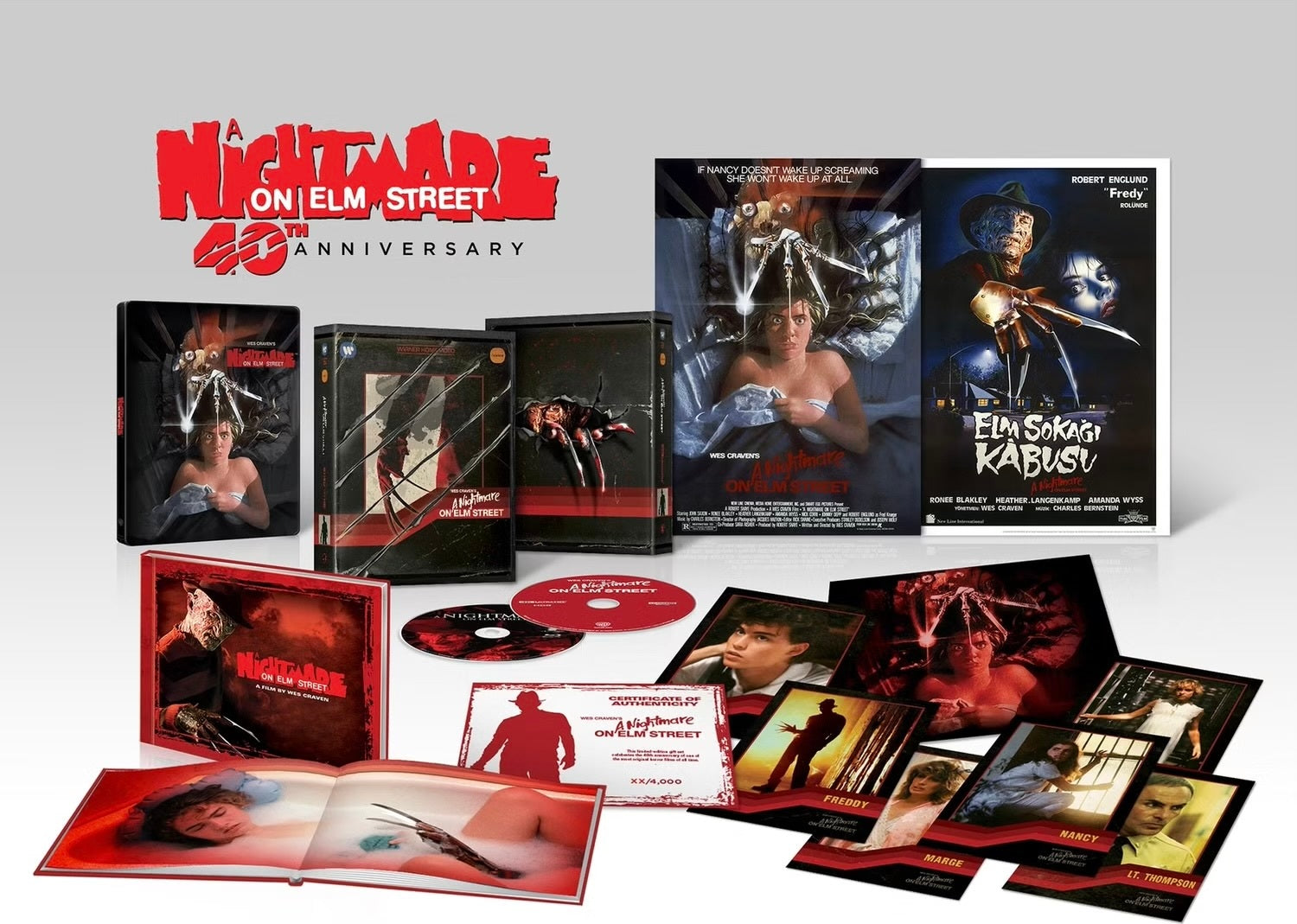 A NIGHTMARE ON ELM STREET (REGION FREE/B IMPORT - ULTIMATE LIMITED EDITION) 4K UHD/BLU-RAY STEELBOOK