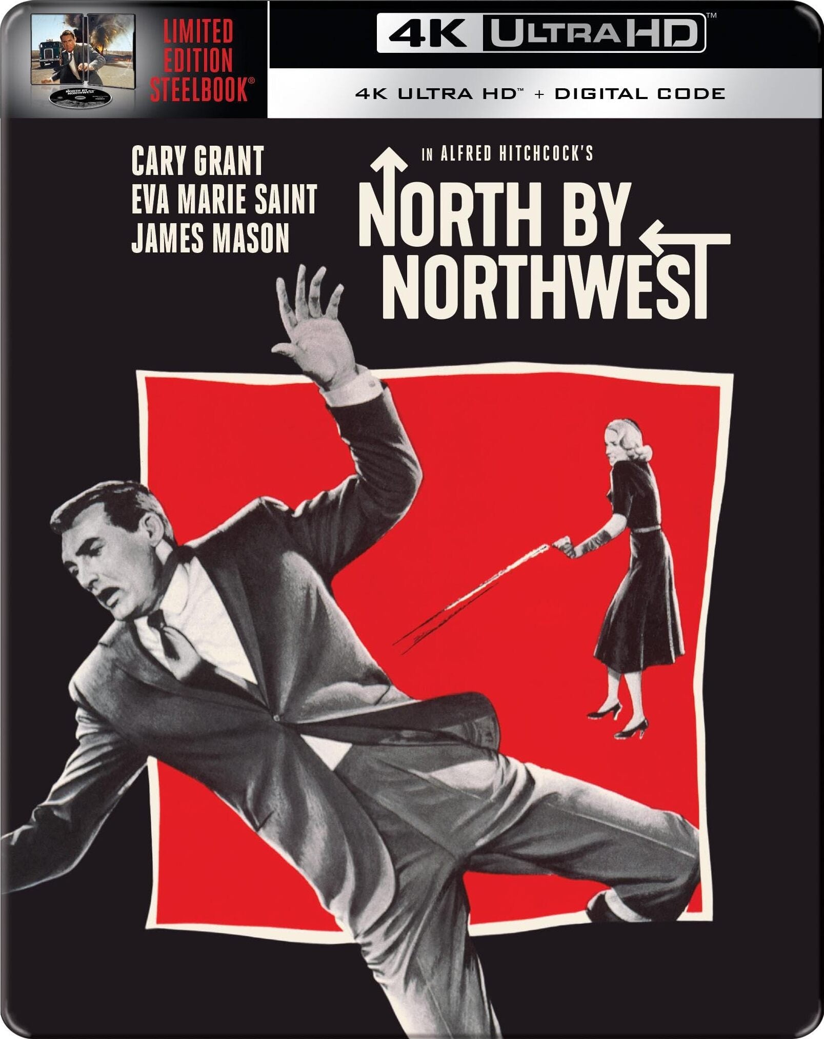 NORTH BY NORTHWEST (LIMITED EDITION) 4K UHD STEELBOOK