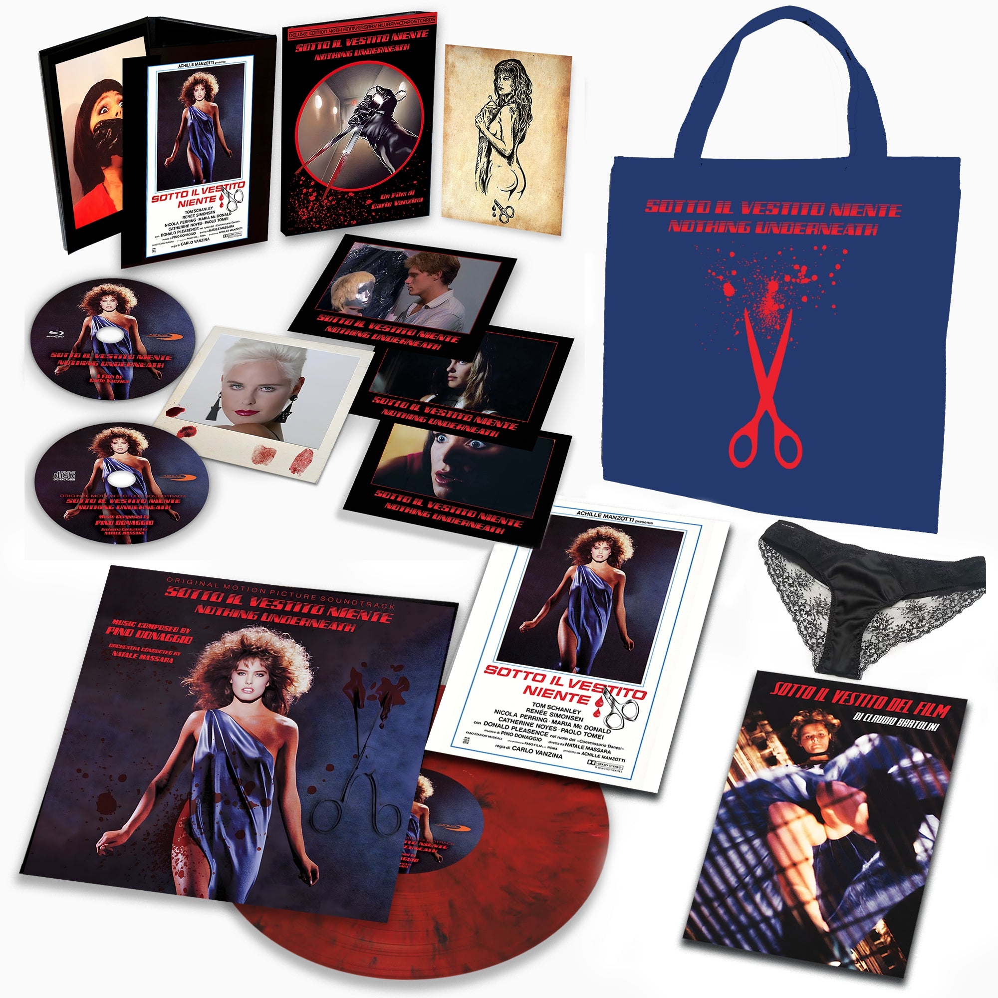 NOTHING UNDERNEATH (DELUXE LIMITED EDITION) BLU-RAY/CD/VINYL