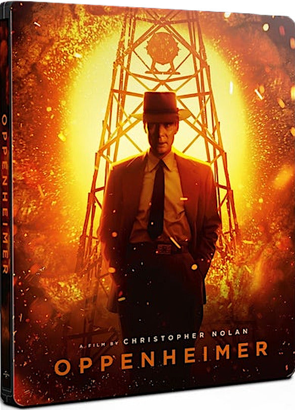 OPPENHEIMER (REGION FREE/B IMPORT - LIMITED EDITION) 4K UHD/BLU-RAY STEELBOOK