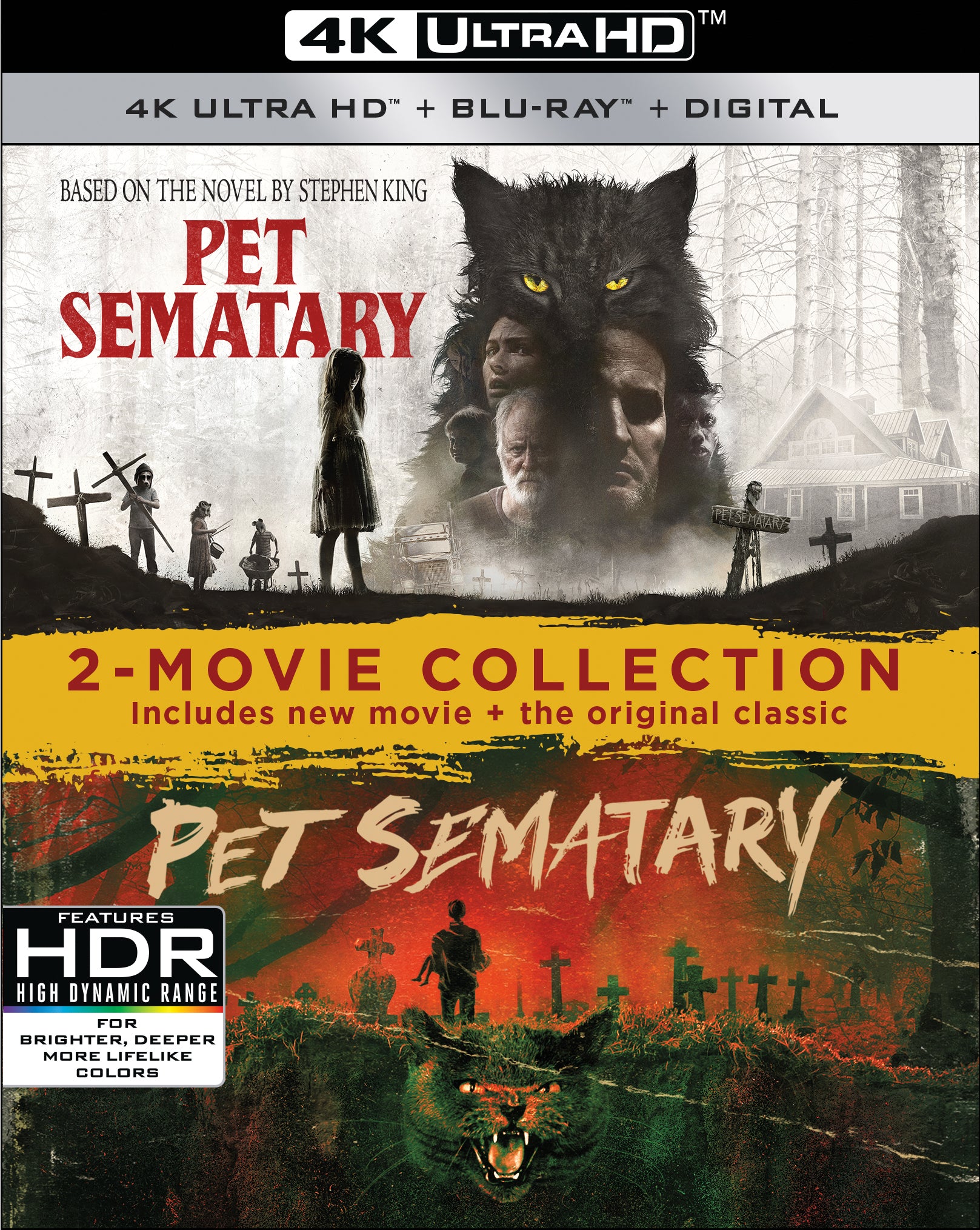 PET SEMATARY 2-MOVIE COLLECTION 4K UHD/BLU-RAY
