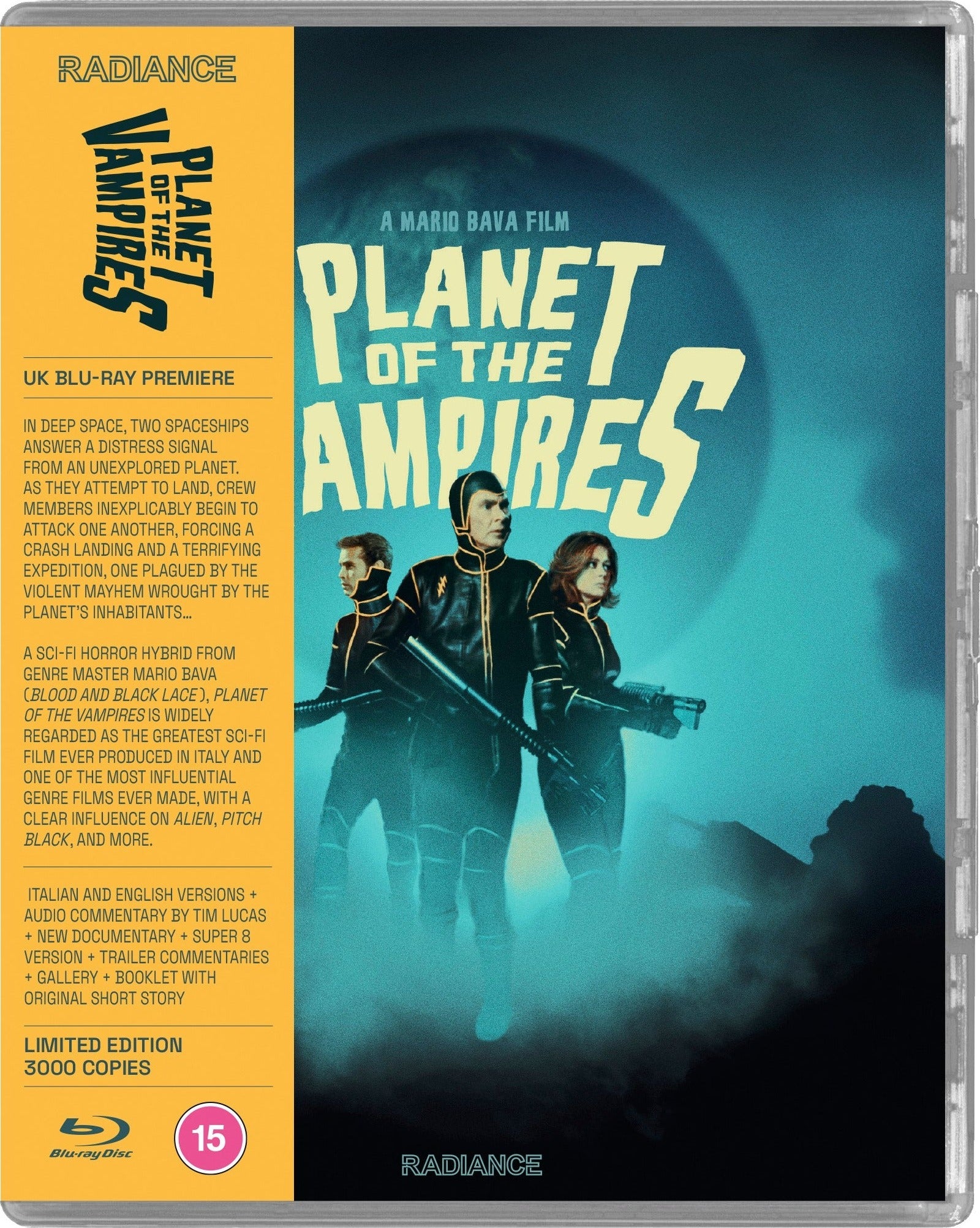 PLANET OF THE VAMPIRES (REGION FREE IMPORT - LIMITED EDITION) BLU-RAY