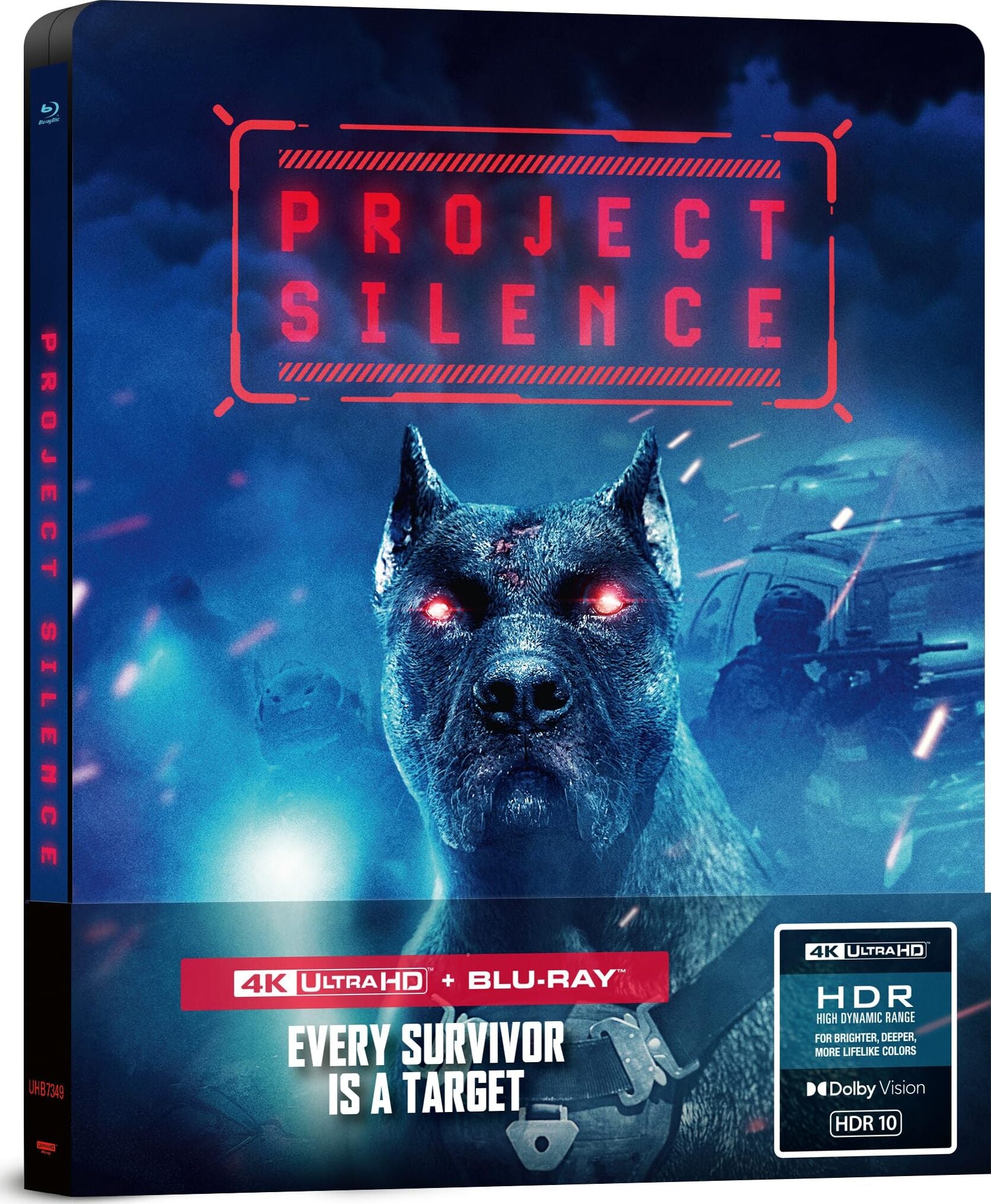 PROJECT SILENCE (LIMITED EDITION) 4K UHD/BLU-RAY STEELBOOK