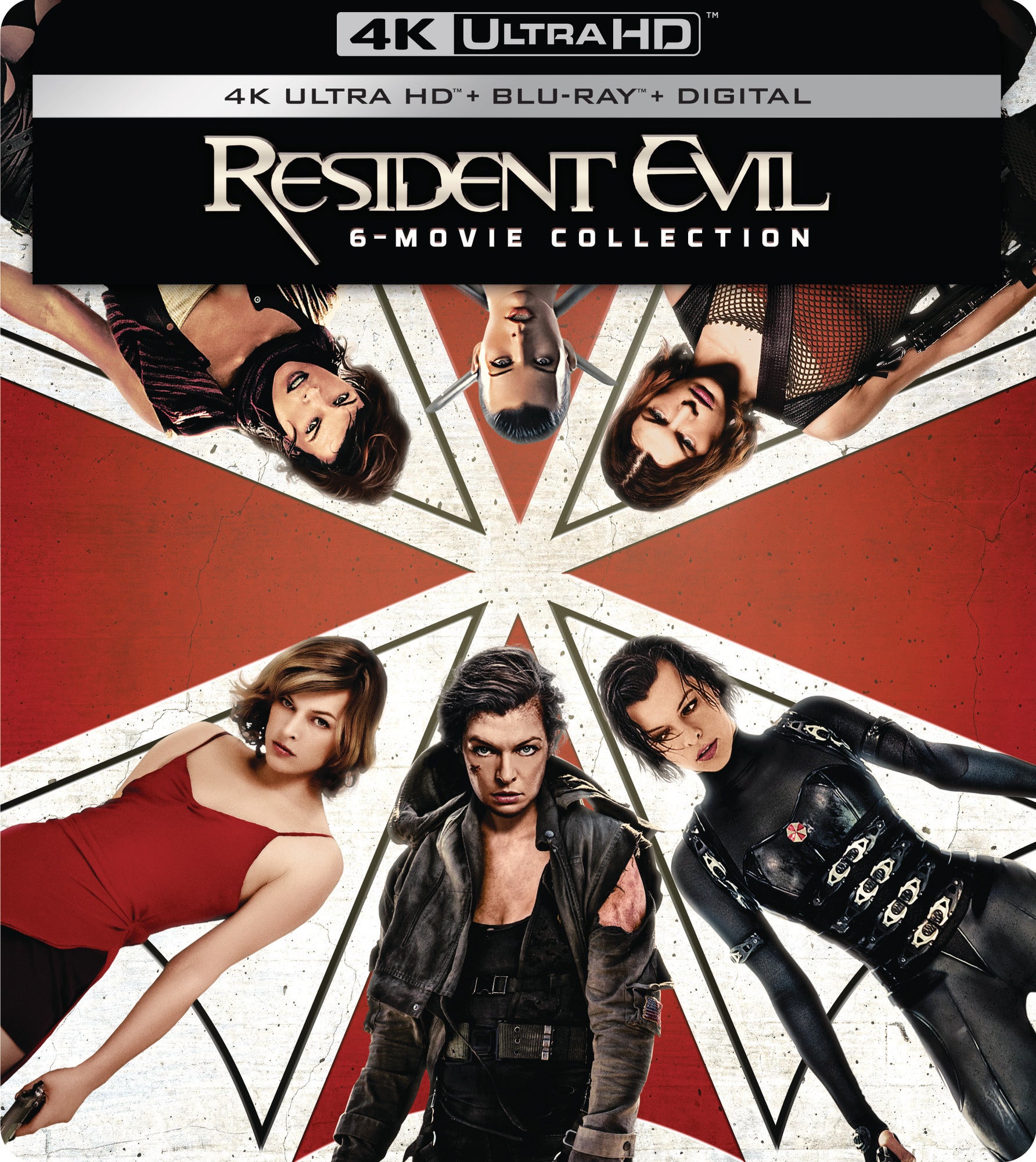 RESIDENT EVIL: THE COMPLETE COLLECTION 4K UHD/BLU-RAY STEELBOOK