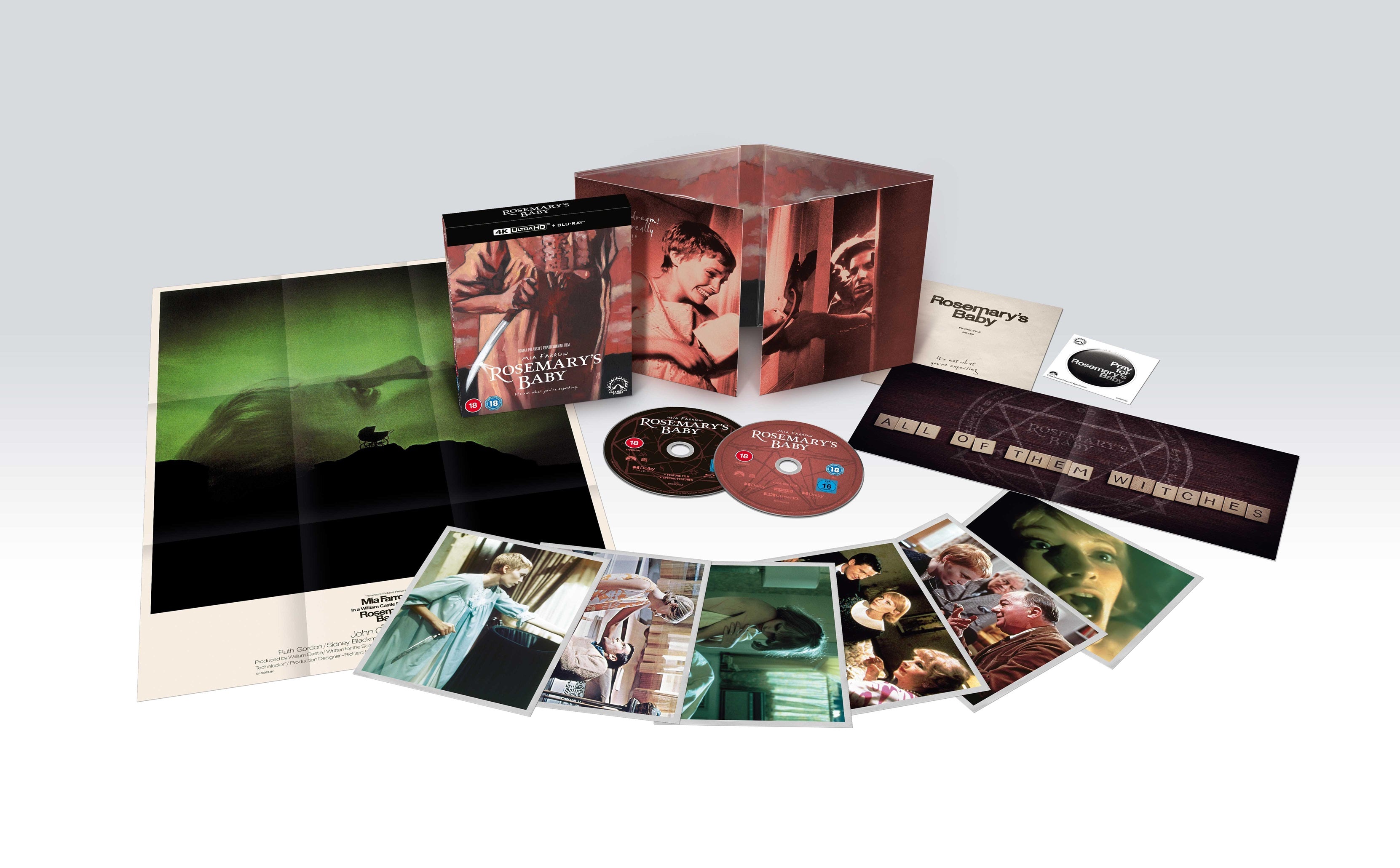 ROSEMARY'S BABY (REGION FREE/B IMPORT - LIMITED COLLECTOR'S EDITION) 4K UHD/BLU-RAY