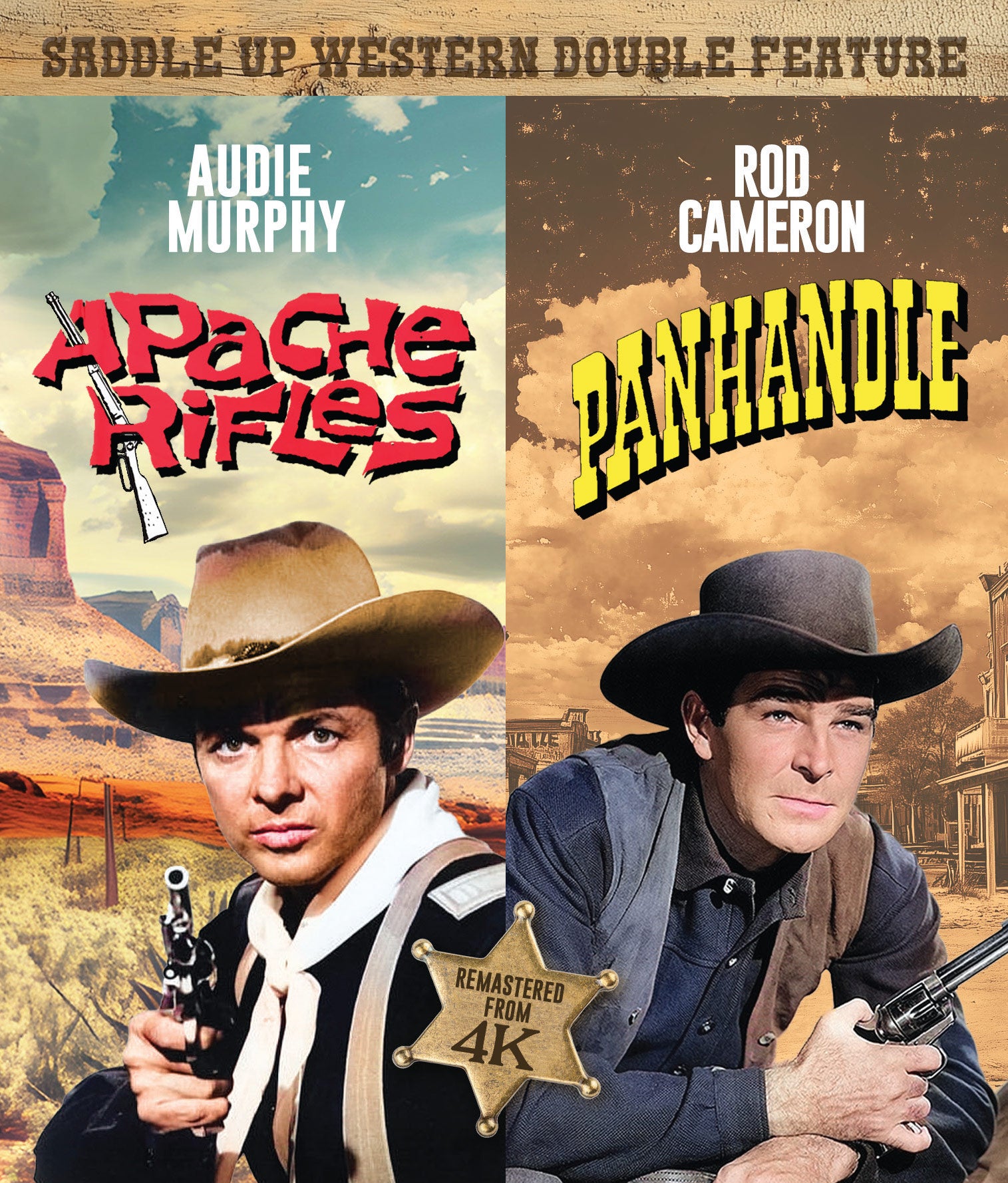 SADDLE UP WESTERNS DOUBLE FEATURE BLU-RAY [PRE-ORDER]