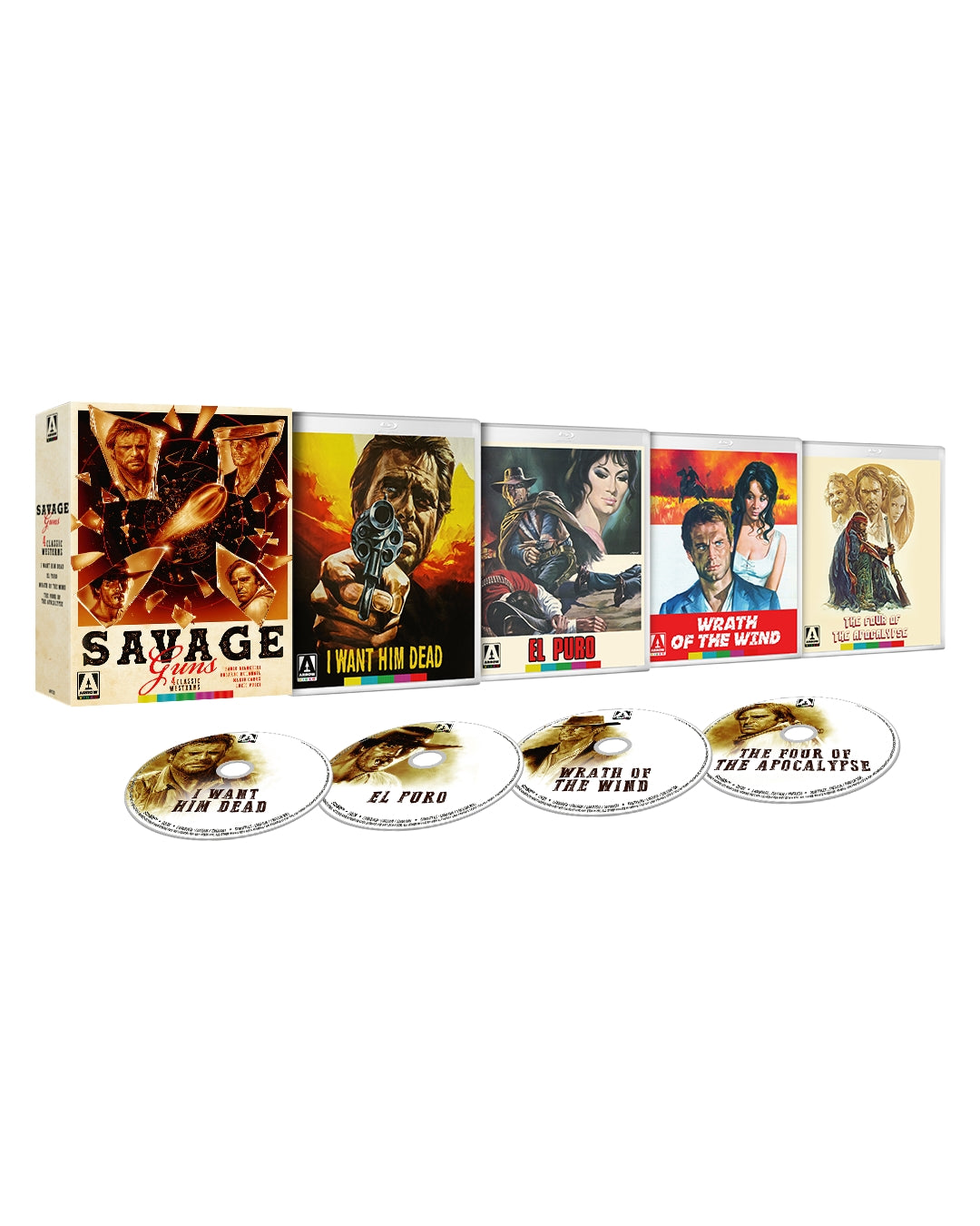 SAVAGE GUNS: FOUR CLASSIC WESTERNS VOLUME 3 BLU-RAY [PRE-ORDER]