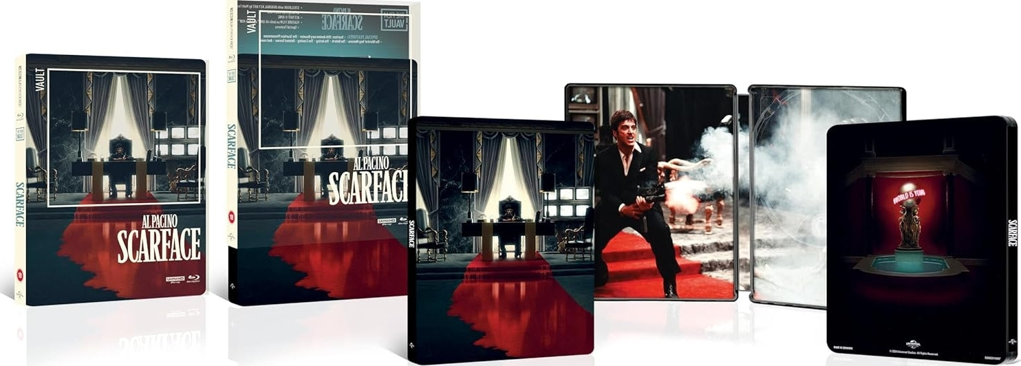 SCARFACE (REGION FREE/B IMPORT - LIMITED EDITION) 4K UHD/BLU-RAY STEELBOOK