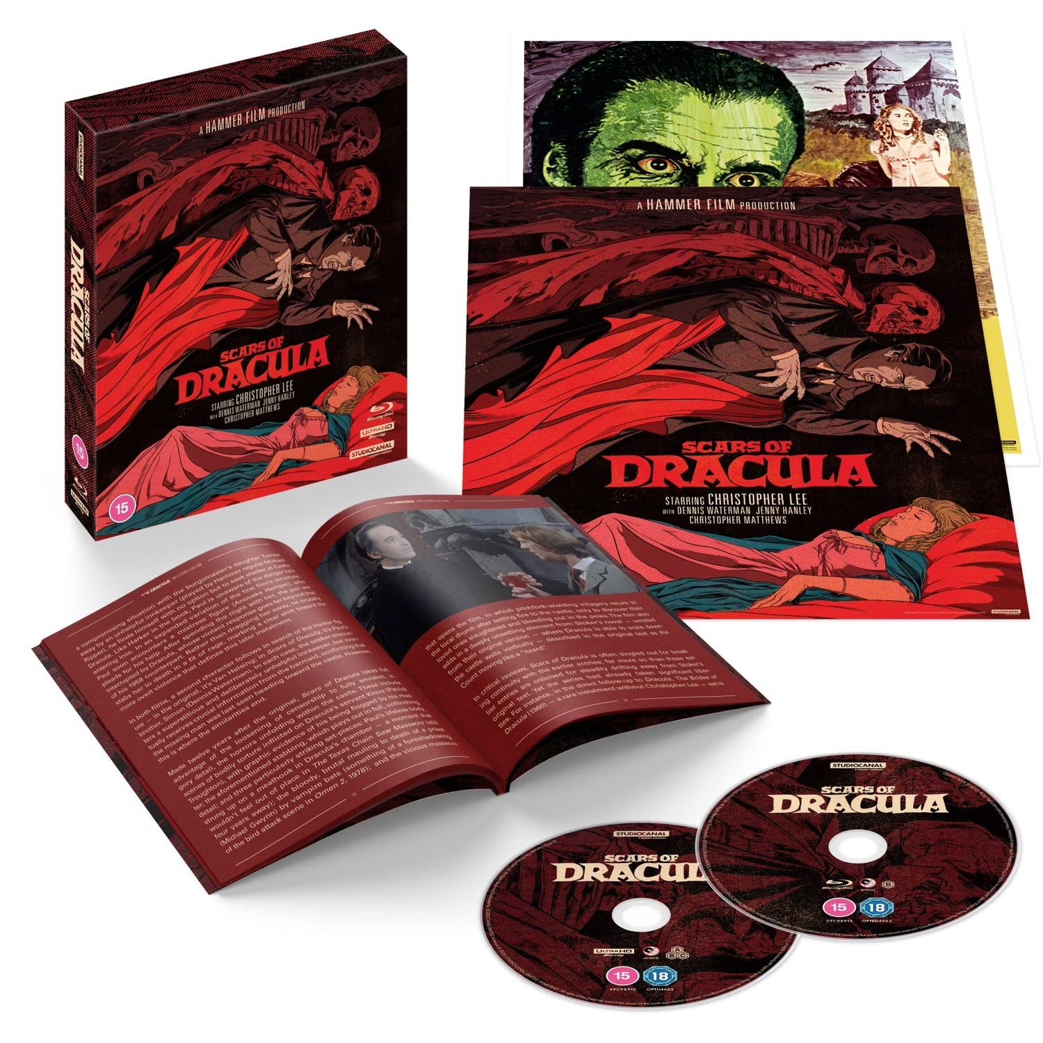 SCARS OF DRACULA (REGION FREE/B IMPORT) 4K UHD/BLU-RAY [PRE-ORDER]