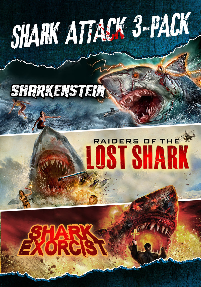 SHARK ATTACK 3-PACK DVD