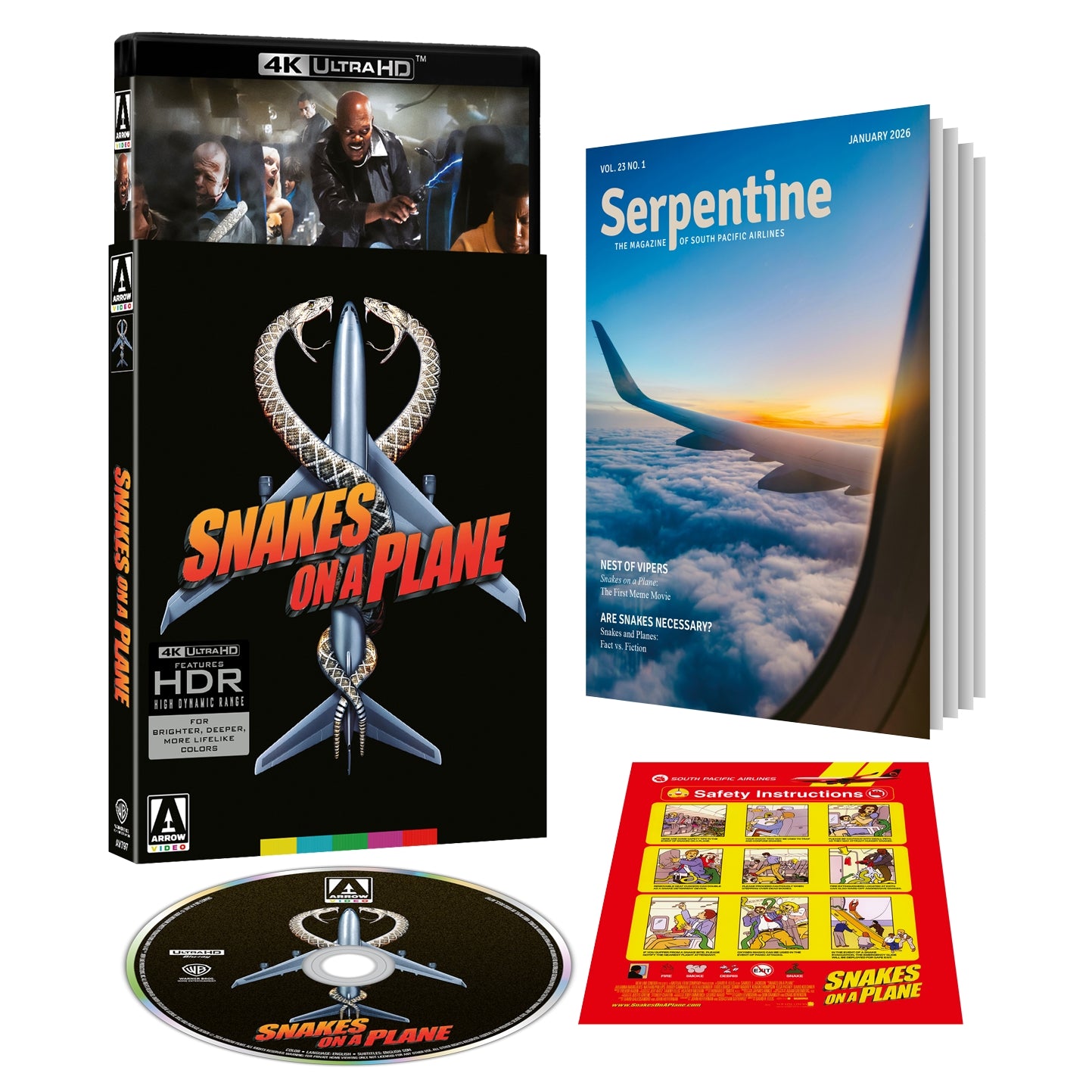 SNAKES ON A PLANE (LIMITED EDITION) 4K UHD [PRE-ORDER]