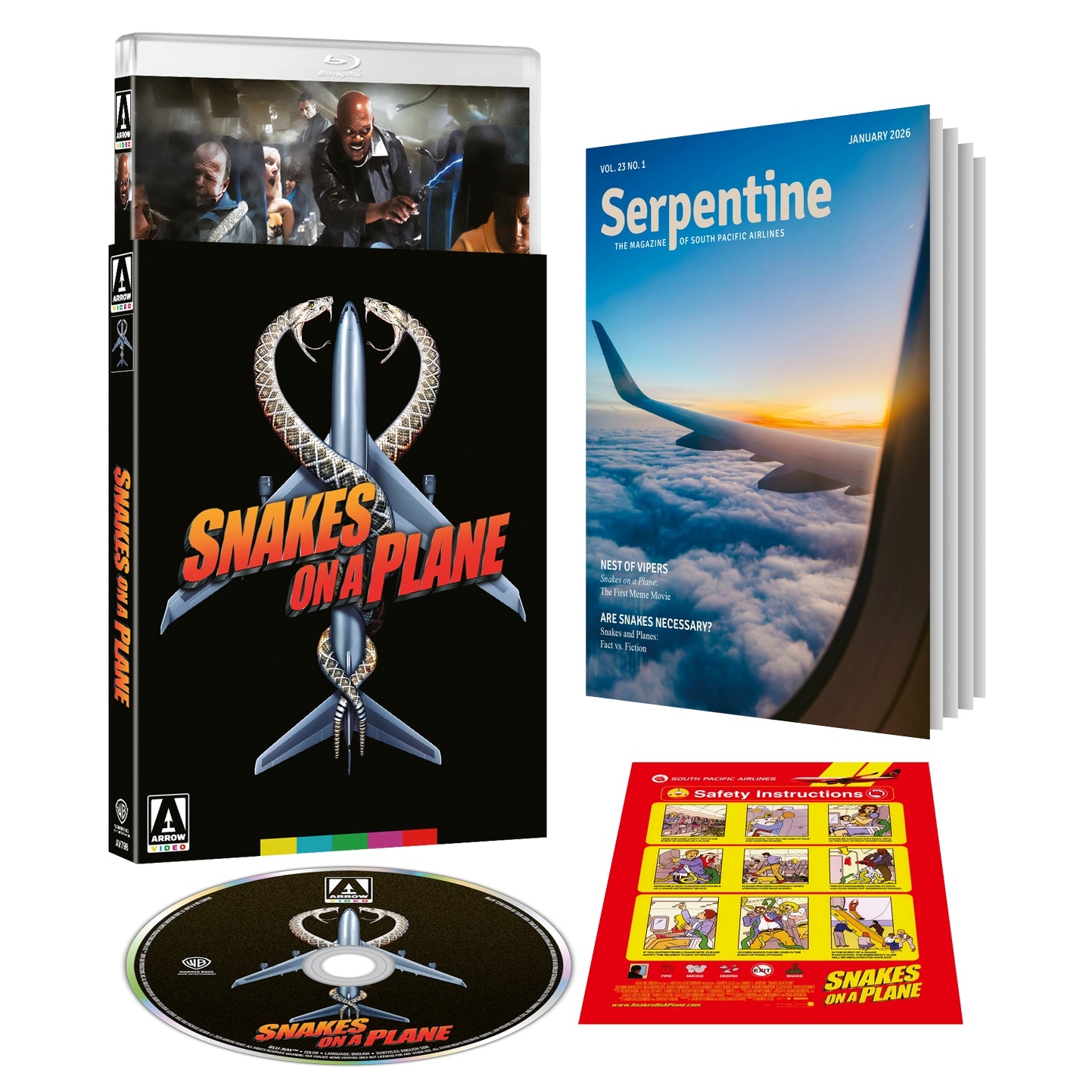 SNAKES ON A PLANE (LIMITED EDITION) BLU-RAY [PRE-ORDER]
