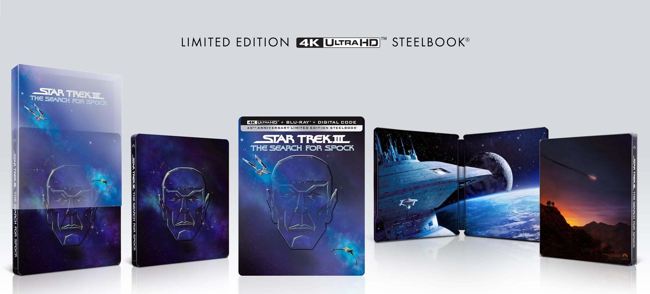 STAR TREK III: THE SEARCH FOR SPOCK (LIMITED EDITION) 4K UHD/BLU-RAY STEELBOOK [PRE-ORDER]