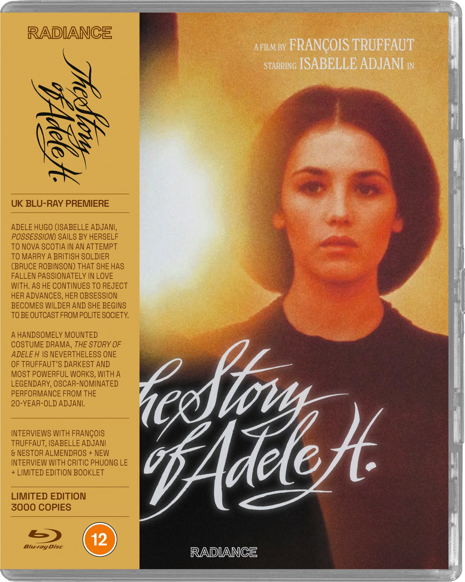 THE STORY OF ADELE H. (REGION B IMPORT - LIMITED EDITION) BLU-RAY [PRE-ORDER]