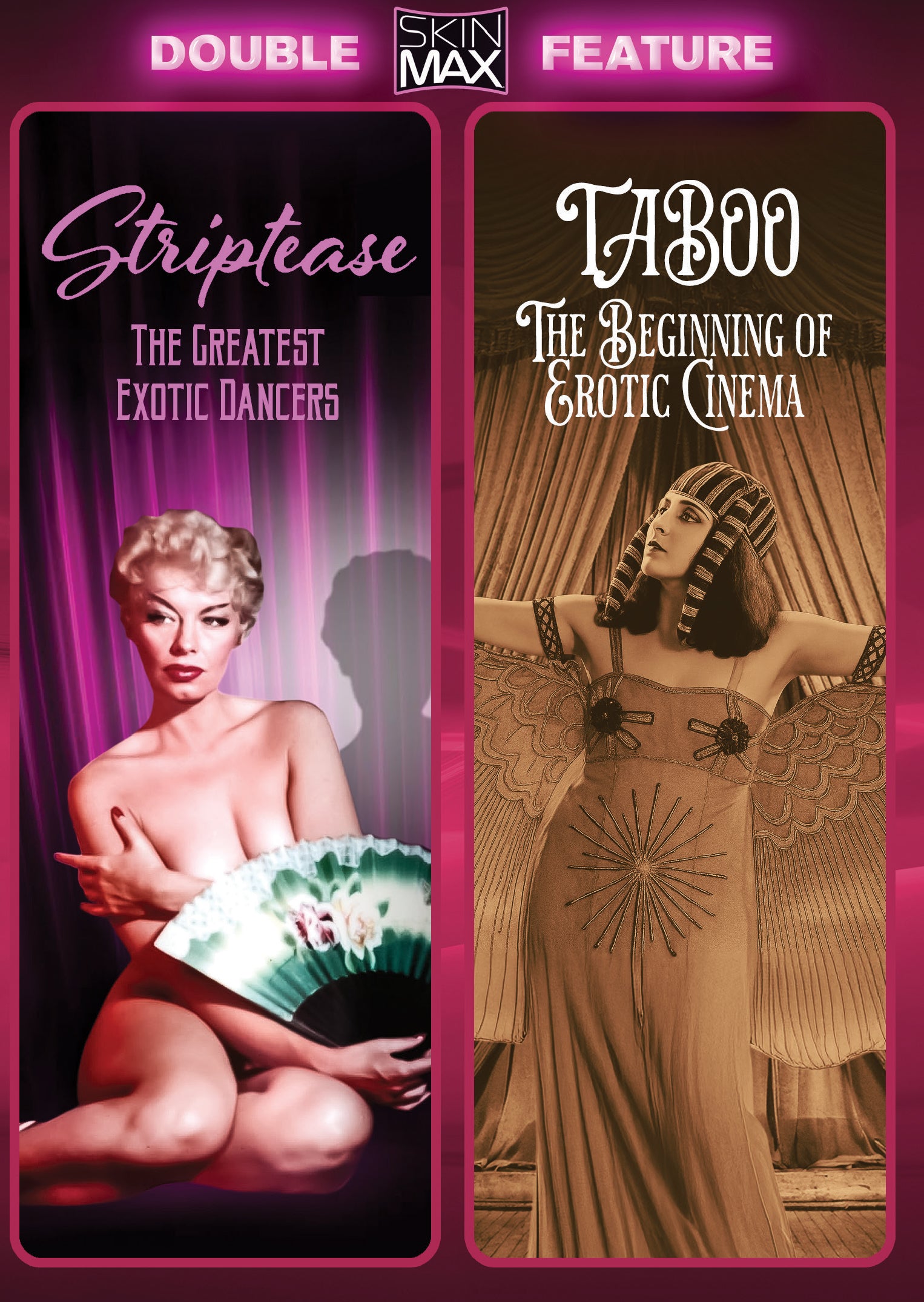 STRIPTEASE: THE GREATEST EXOTIC DANCERS OF ALL TIME / TABOO: THE BEGINNING OF EROTIC CINEMA DVD [PRE-ORDER]