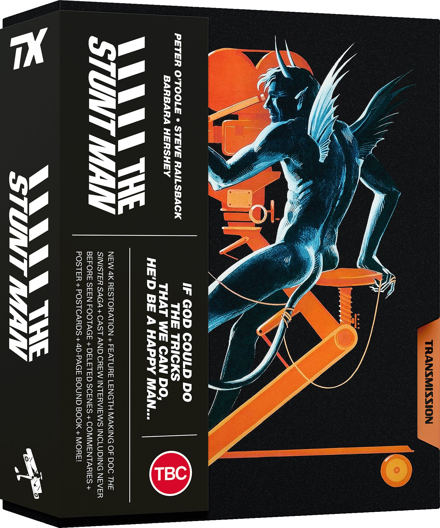 THE STUNT MAN (REGION FREE - LIMITED EDITION) 4K UHD/BLU-RAY [PRE-ORDER]