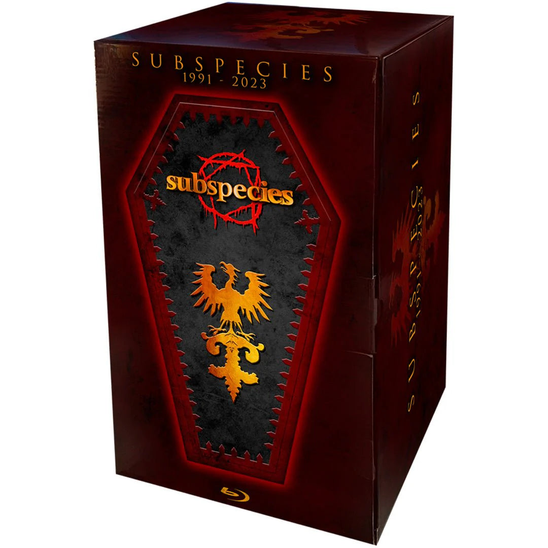 SUBSPECIES 1991-2023 DELUXE COFFIN BOX SET (LIMITED EDITION) BLU-RAY/CD/REPLICA