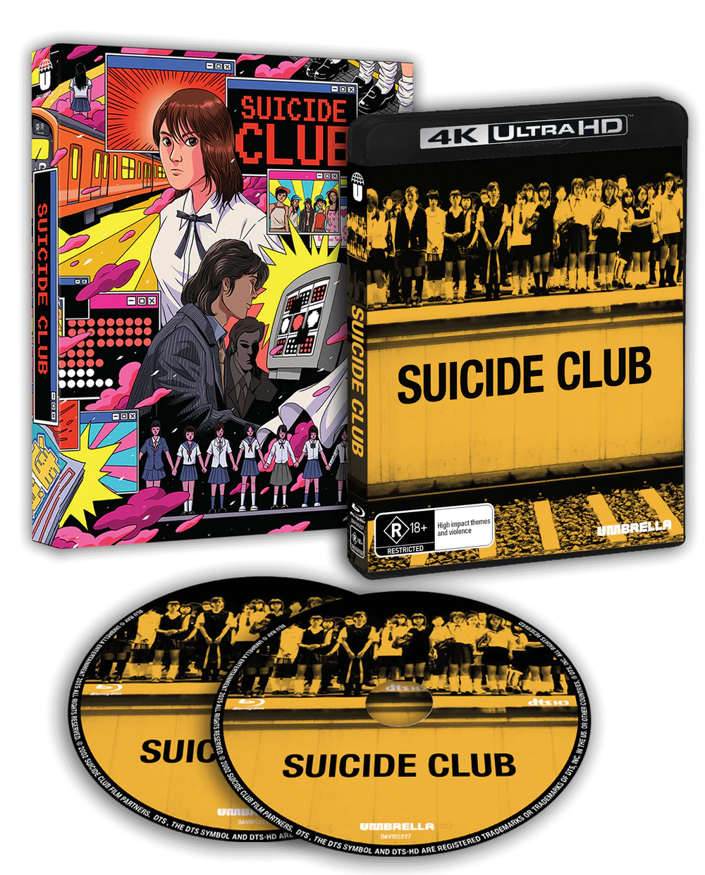 SUICIDE CLUB (REGION FREE IMPORT) 4K UHD/BLU-RAY [PRE-ORDER]