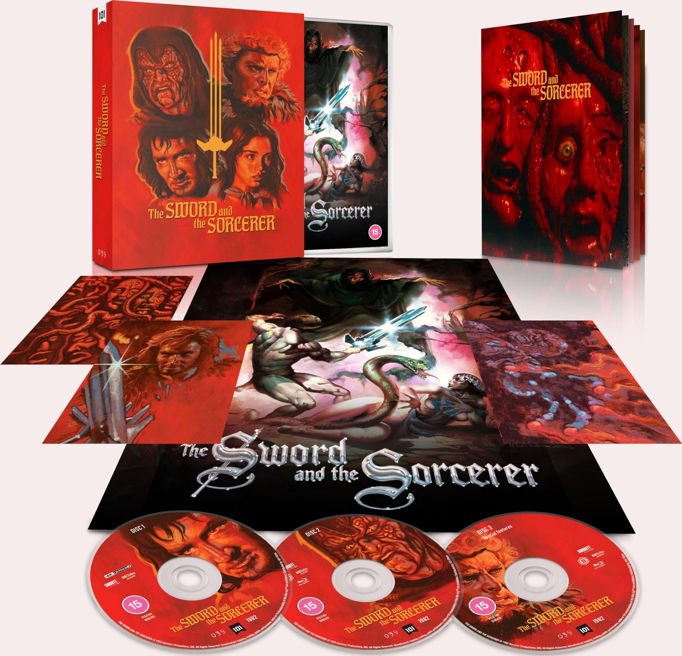 THE SWORD AND THE SORCERER (REGION FREE/B IMPORT - LIMITED EDITION) 4K UHD/BLU-RAY