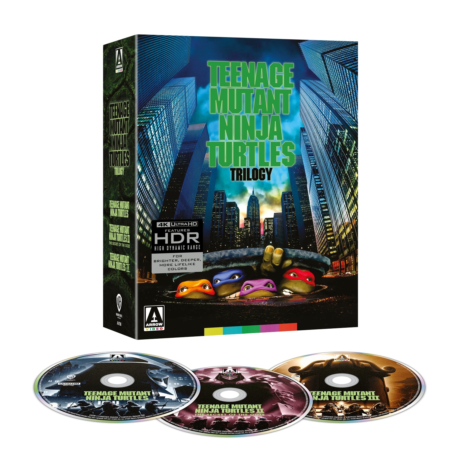 TEENAGE MUTANT NINJA TURTLES TRILOGY (LIMITED EDITION) 4K UHD [PRE-ORDER]