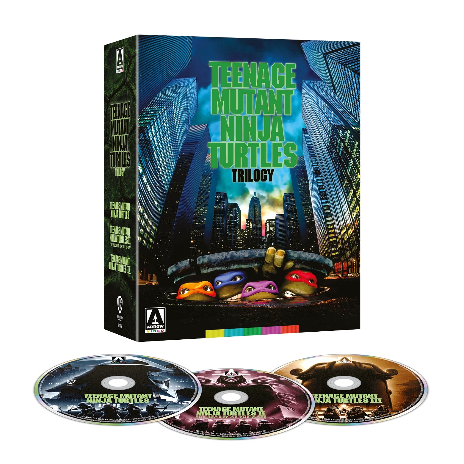 TEENAGE MUTANT NINJA TURTLES TRILOGY (LIMITED EDITION) BLU-RAY [PRE-ORDER]