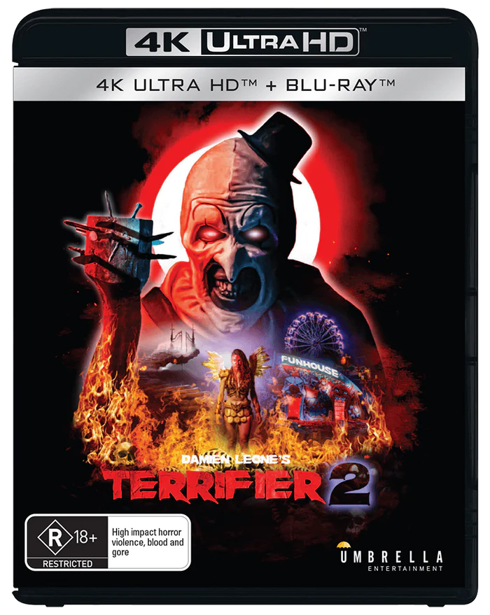 TERRIFIER 4-FILM COLLECTION (REGION FREE IMPORT) 4K UHD/BLU-RAY