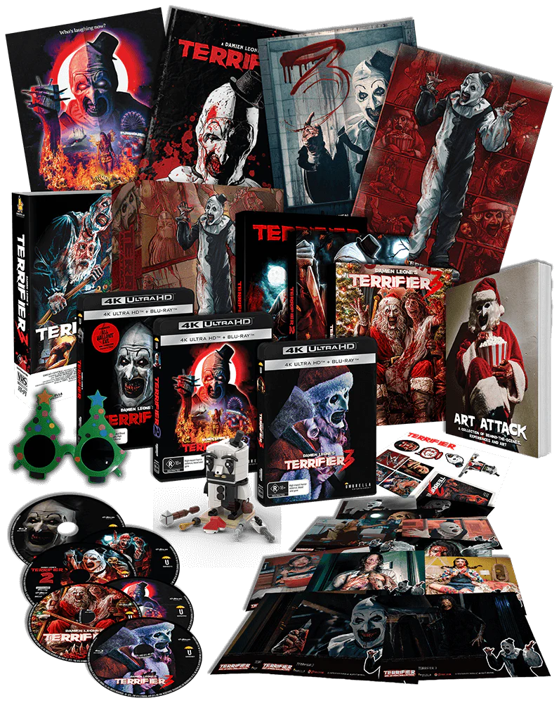ART ATTACK: TERRIFIER COLLECTOR'S EDITION BOX SET (REGION FREE IMPORT - LIMITED EDITION) 4K UHD/BLU-RAY