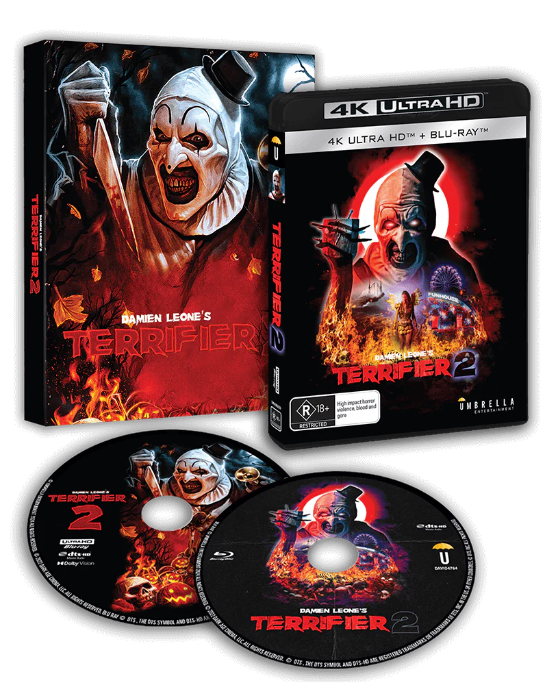 ART ATTACK: TERRIFIER COLLECTOR'S EDITION BOX SET (REGION FREE IMPORT - LIMITED EDITION) 4K UHD/BLU-RAY