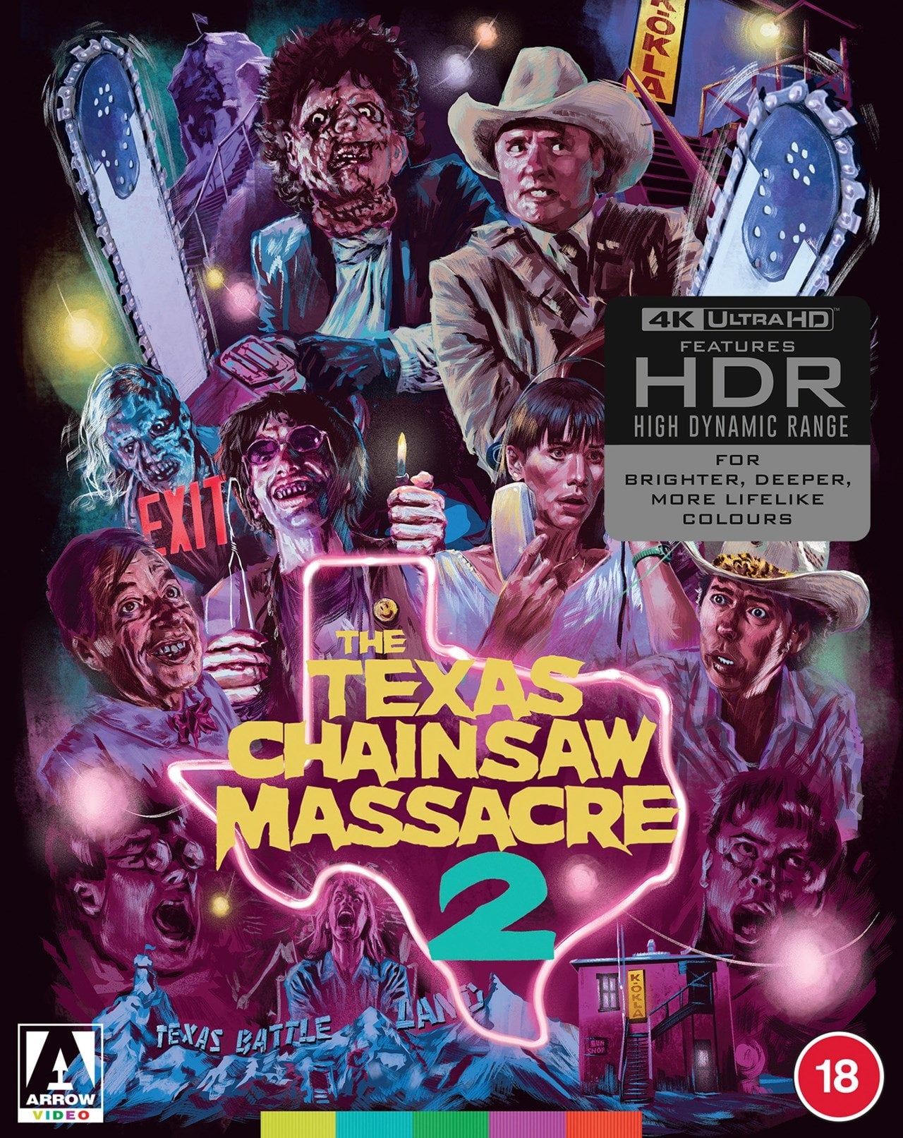THE TEXAS CHAINSAW MASSACRE 2 (REGION FREE/B IMPORT) 4K UHD