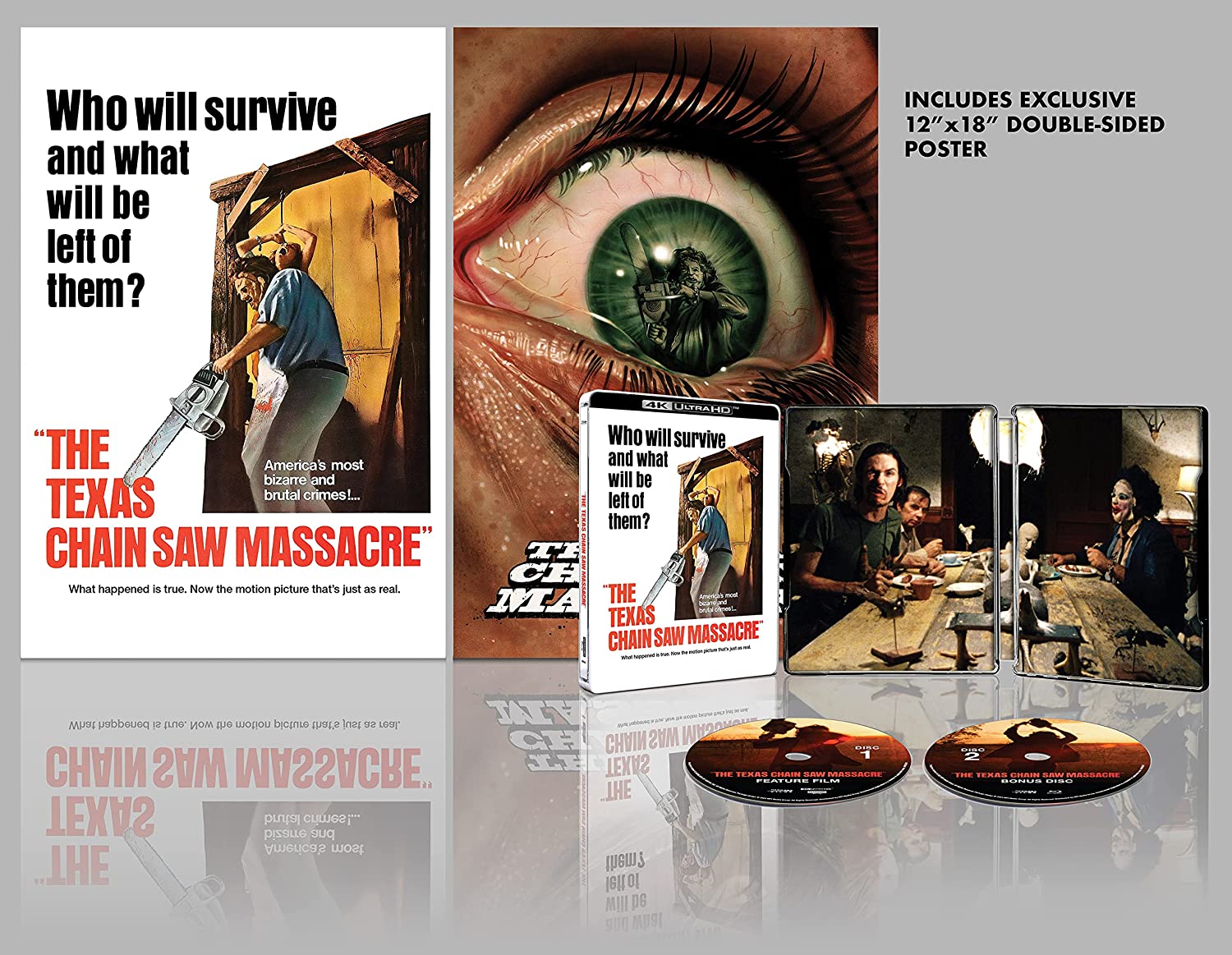 THE TEXAS CHAINSAW MASSACRE (LIMITED EDITION) 4K UHD STEELBOOK [SCRATCH AND DENT]